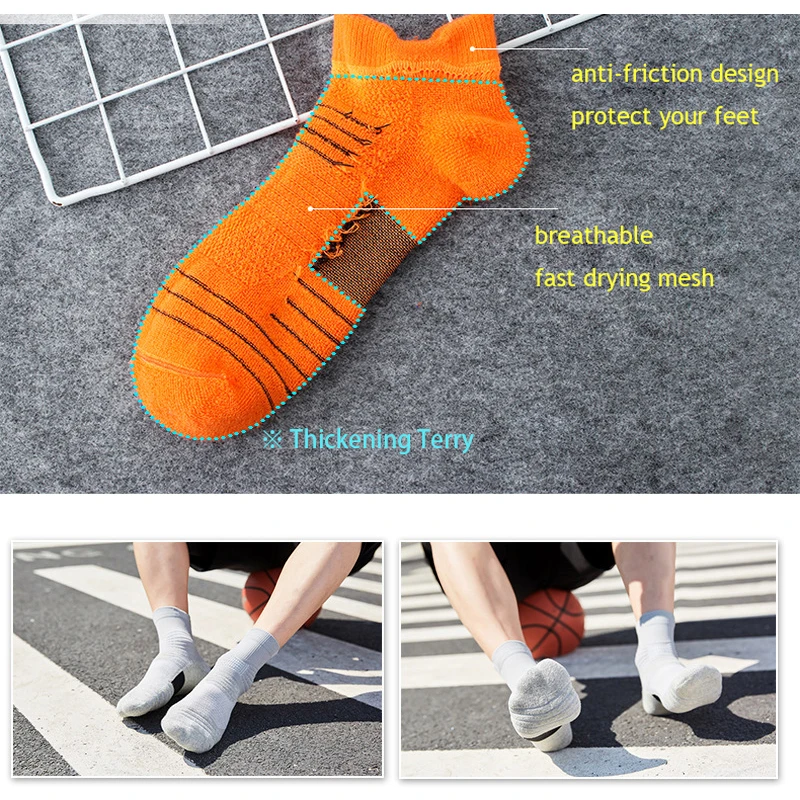 Дышащие элитные мужские уличные ранние велосипедные носки толстые Нескользящие