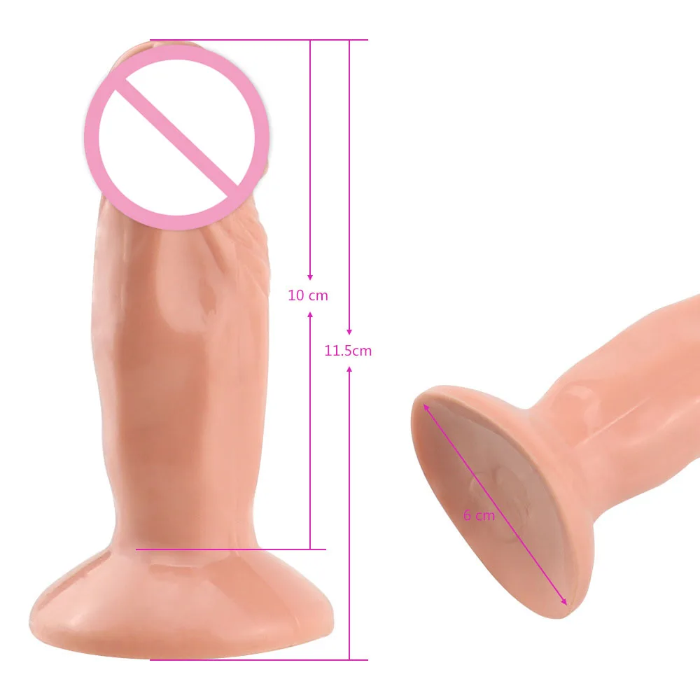 EXVOID Butt Plug Anal Stimulator Realistic Dildo With Sucker Sex Toys for Women Men Smooth Penis Prostate Massage | Красота и