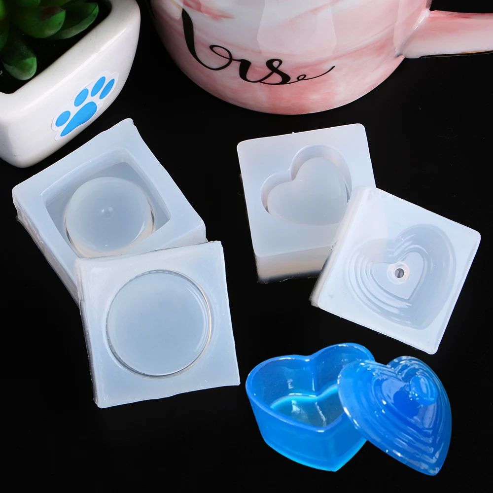 Форма для ювелирных украшений сделай сам из жидкого силикона квадратная мини