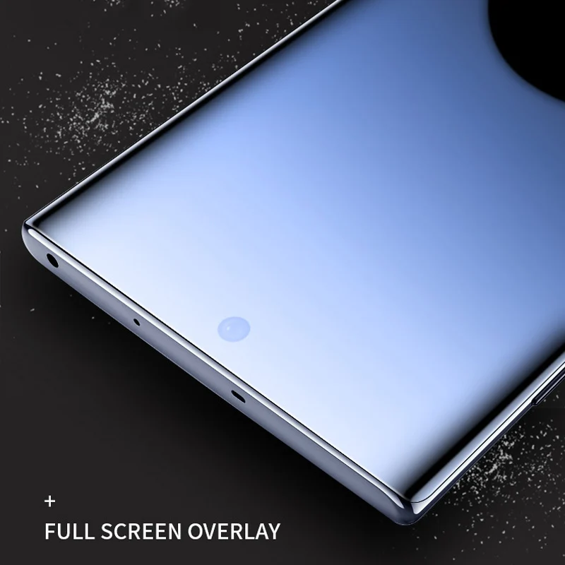 Прозрачное изогнутое жидкое ультрафиолет закаленное стекло для samsung Galaxy Note 10 S10 S8 S9 Plus S10E S7 edge Note 8 9 Защита экрана