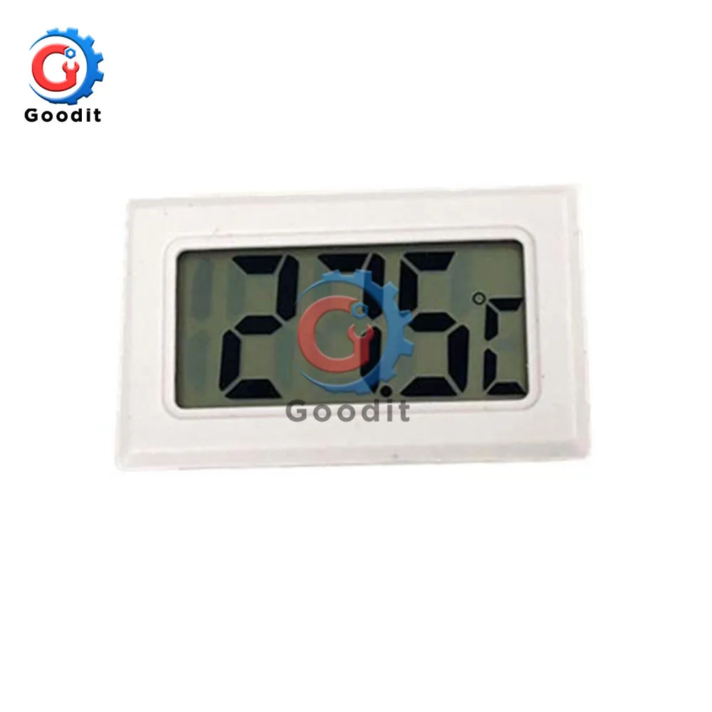 White Mini Digital LCD Indoor Convenient Temperature Sensor Humidity Meter Thermometer Hygrometer Gauge indoor outdoor LCD Digital - Цвет: White