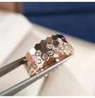 WUKALO новые модные простые женские обручальные кольца с блестящим кубическим цирконием Стильное кольцо для влюбленных ювелирные изделия подарок на день Святого Валентина Горячая Распродажа