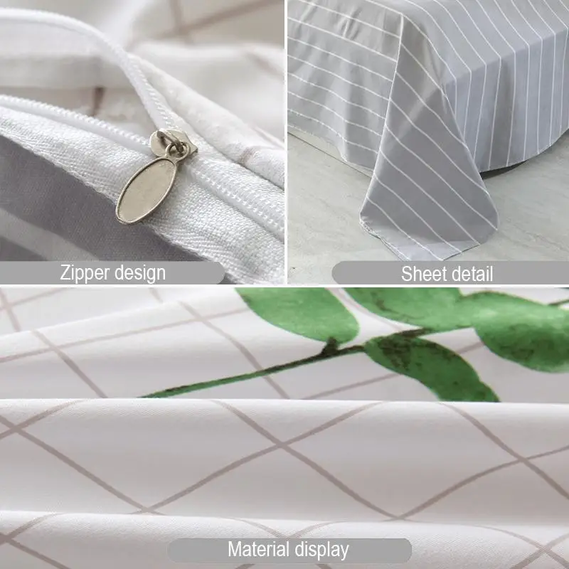 Комплект постельного белья с геометрическим рисунком пододеяльник в синюю