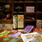 Mohamm 50 шт., серия Bill House, клейкая заметка, портативная записная книжка, украшение для скрапбукинга, креативные канцелярские товары для школы