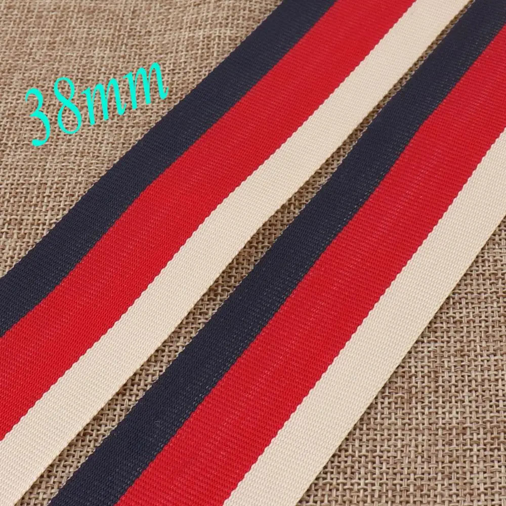 Полосатая лямка 38 мм Мягкая Этническая для кошелька сумка 1 5 дюйма Сумка с