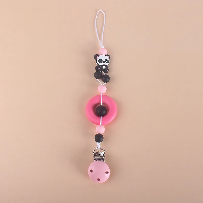 

DIY Teether Anti-chain Holder Accessories for Baby Pacifier Chain Newborn Nipple Clip Anti-lost Chains Infants Teething Toy