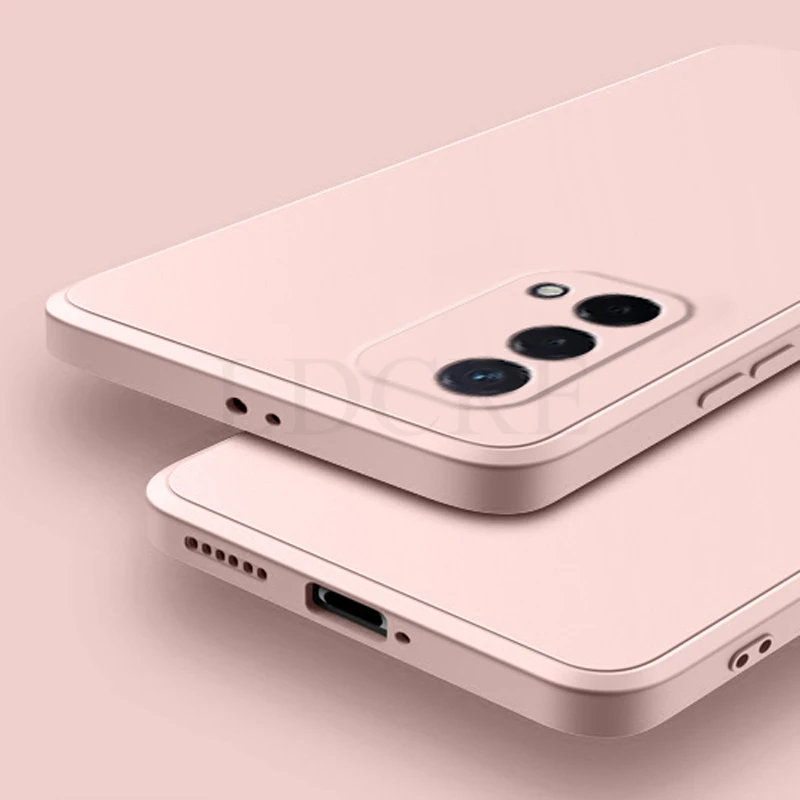 Funda cuadrada de silicona l&iacute;quida para Realme GT Master Edition, cubierta para Realme GT Neo2 2T C25 C25S C21Y C21-5