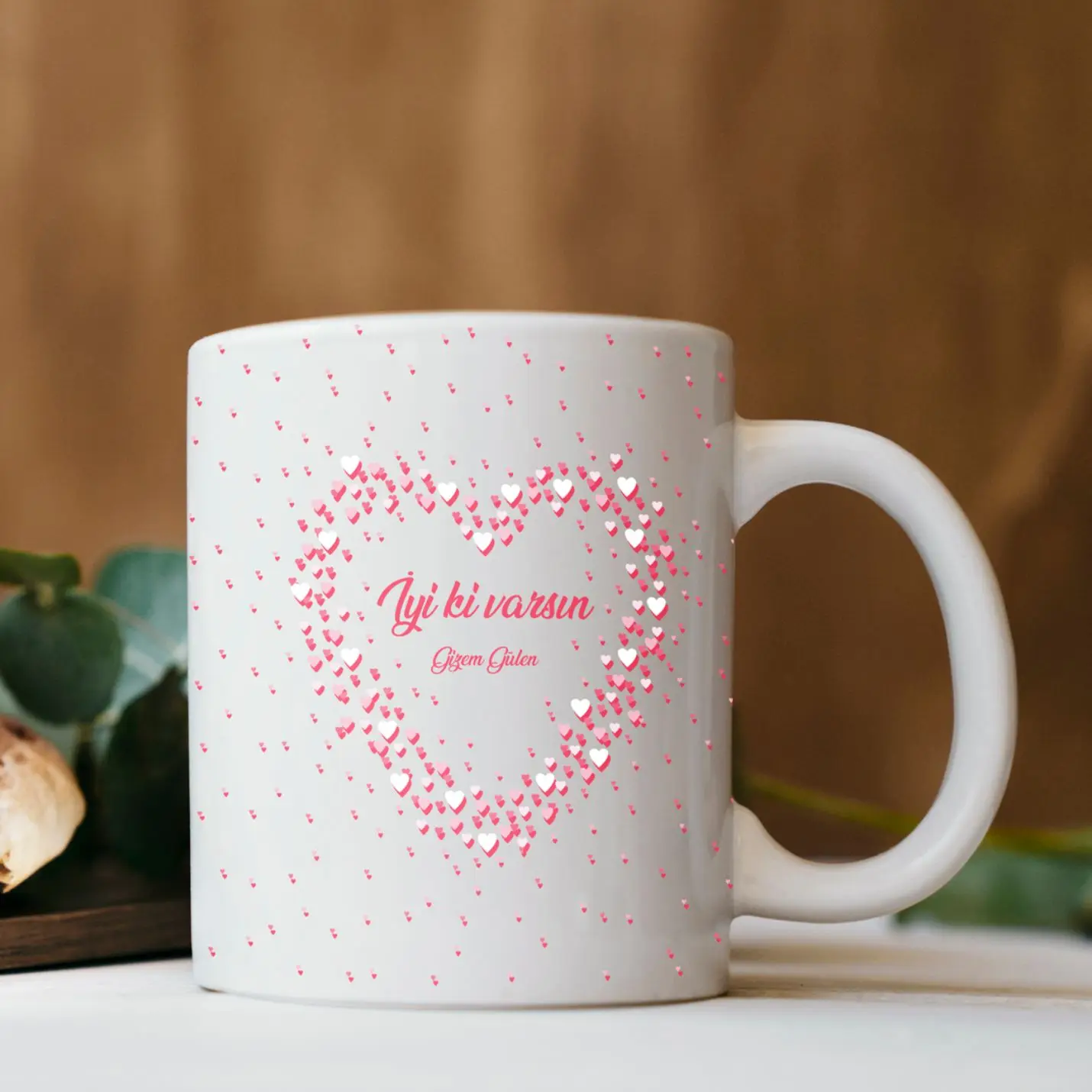 

Personalized Is Romantic White Mug Cup