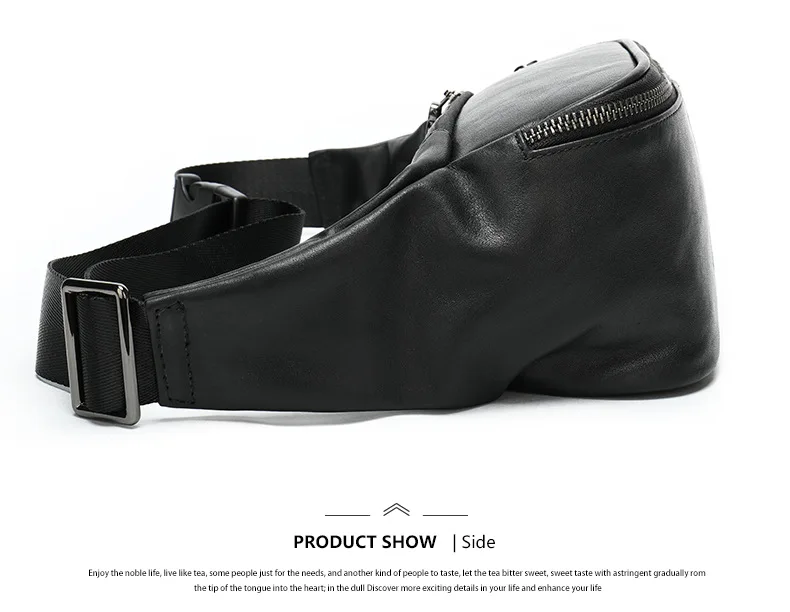 Винтажная Мужская поясная сумка из 100% натуральной воловьей кожи с карманом