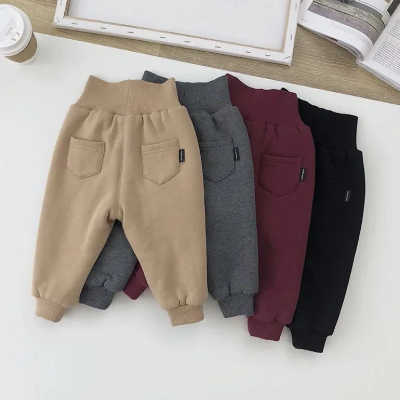 Теплые флисовые штаны для мальчиков и девочек 1-3 лет на зиму 2019 | Мать ребенок