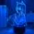 Светодиодный светильник в стиле аниме, камисама Кисс Томоэ фигурка для спальни, украшение светильник, подарок на день рождения, 3d лампа, манга, камисама, поцелуй - изображение