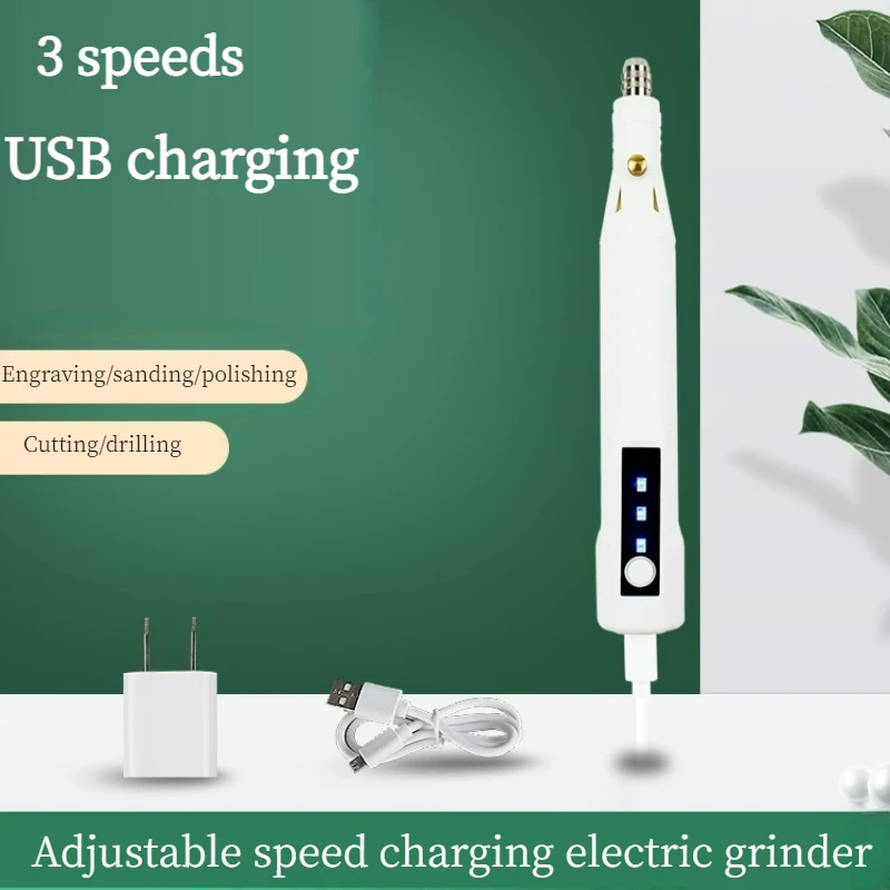 3.6V USB Charging 3 gears Variable Speed Mini Grinder Machine Rotary Tools Set with Engraving Accessories Abrasive Tool | Инструменты