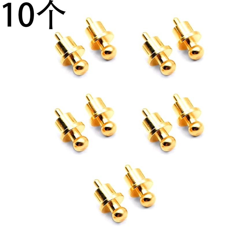 

10 шт., позолоченные защитные розетки для разъемов RCA