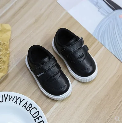 kids sneakers boys shoes girls trainers Children leather white black school pink casual shoe flexible sole fashion | Детская одежда и