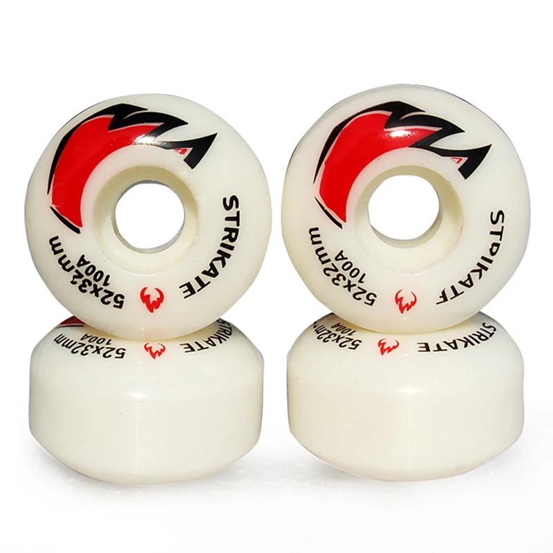 4 шт./лот наборы колес для скейтборда скользящие запасные части ремонта белых
