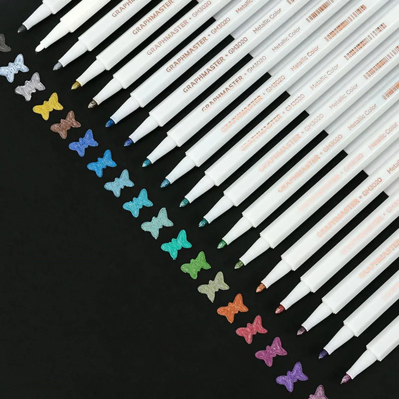 Набор металлических маркеров для девочек и мальчиков ручки сделай сам с круглой