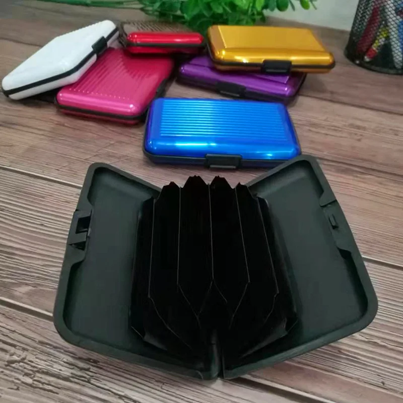 Футляр для карт держатель унисекс тонкий водонепроницаемый антимагнитный