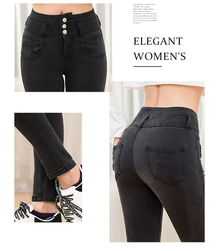 LEIJIJEANS, обтягивающие повседневные женские джинсы большого размера с высокой талией, удобные длинные женские джинсы размера плюс, черные, серые обтягивающие женские джинсы 9202