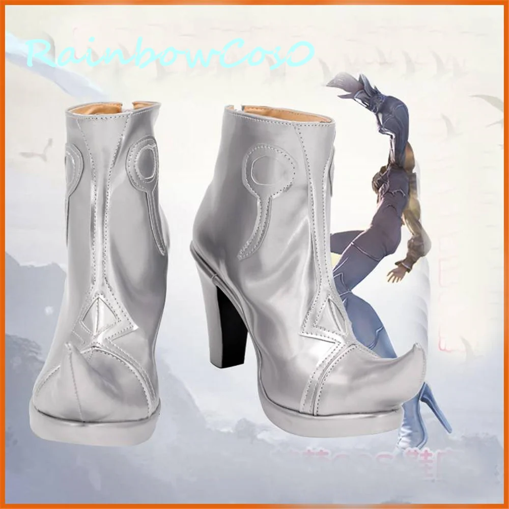 

FINAL FANTASY XIV A Realm Reborn FF14 hydrin Cosplay Shoes Boots Game Anime Halloween RainbowCos0 W1648