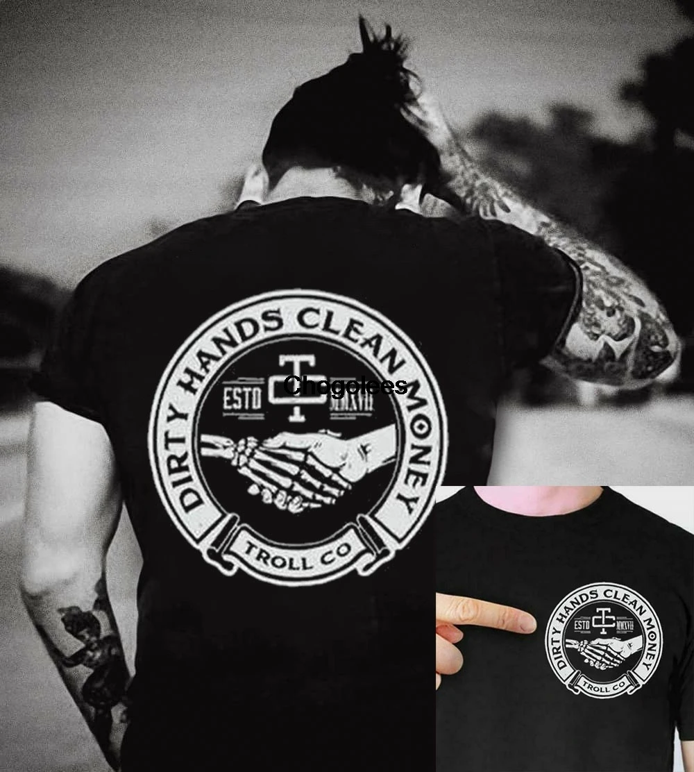 Подарок для рабочих грязные руки чистые деньги крутая футболка |