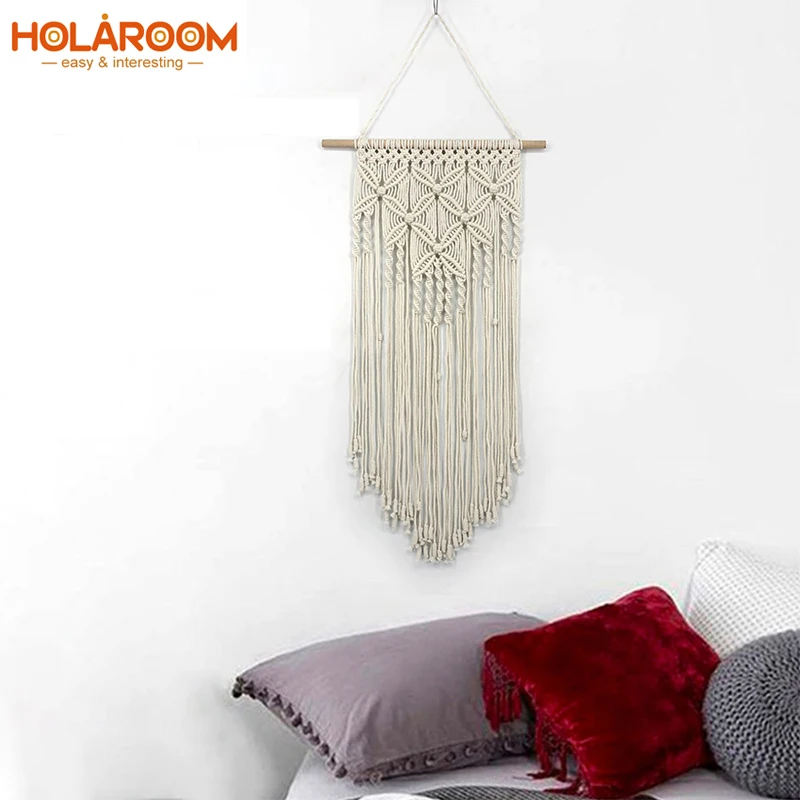 Гобелен из макраме настенные подвесные гобелены тканые обои в стиле бохо