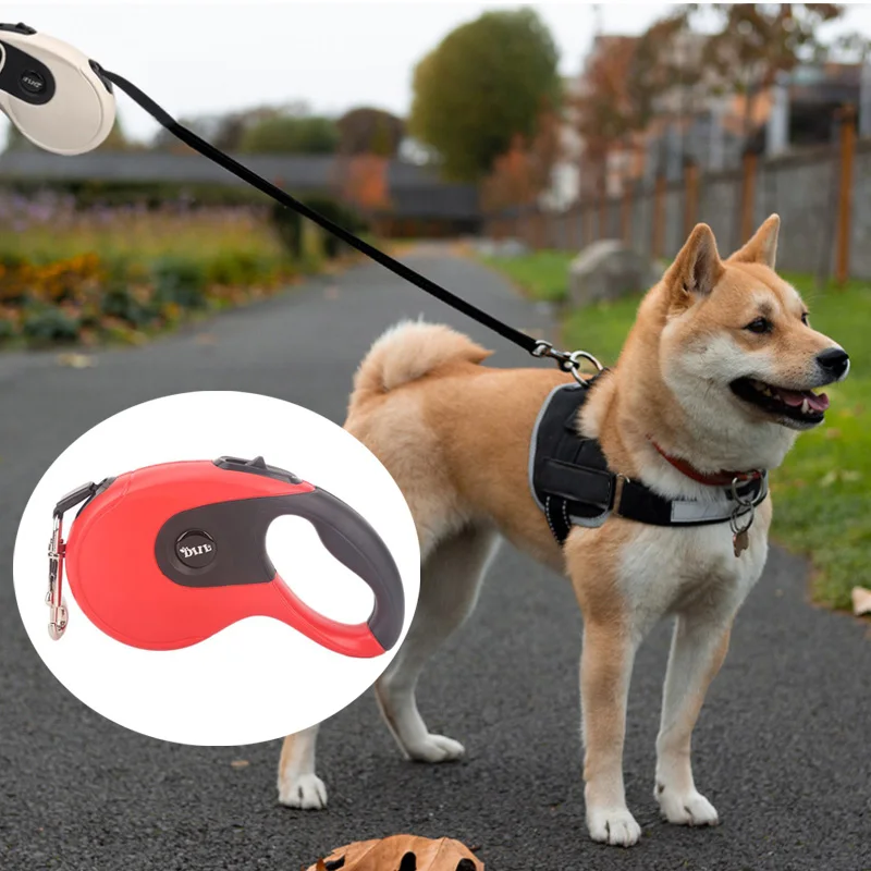 

Explosion-proof Cat and Dog Collar Leash Set Automatic Retractable Pet Traction Rope with Trash Box Dog Harness Dog Accessories