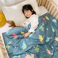 kindergarten cotton cartoon single quilt cover king queen size bedclothes blanket on the bed full 60 single dekbedovertrek kids