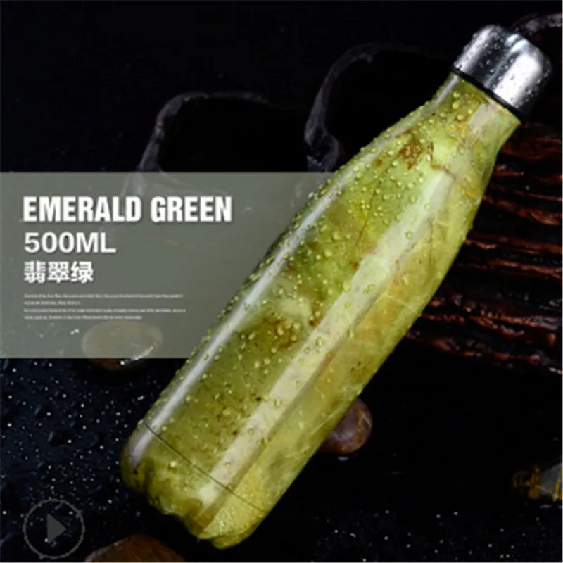 Новинка термобутылка для воды 500 мл с вакуумной изоляцией металлическая