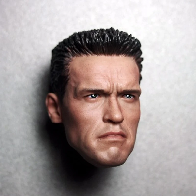 Голова Арнольда Шварценеггера фигурка для резьбы модель Terminator 2 T800 12 дюймов
