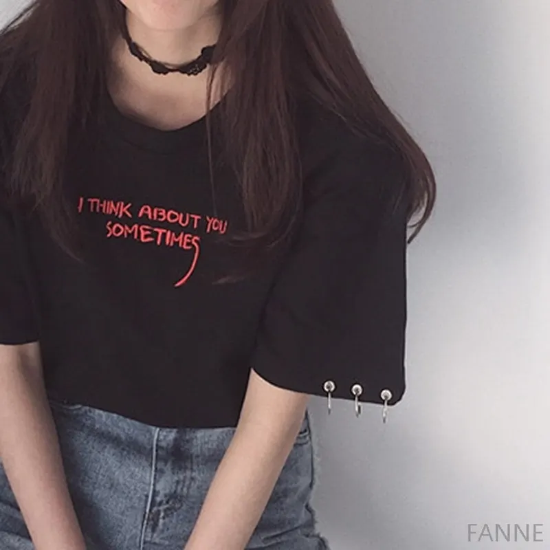 

Fashion Blusas Summer Best Friends T Shirt Korean Ulzzang Harajuku Embroidery Short Sleeve T-shirts Women Casual Top Shirts