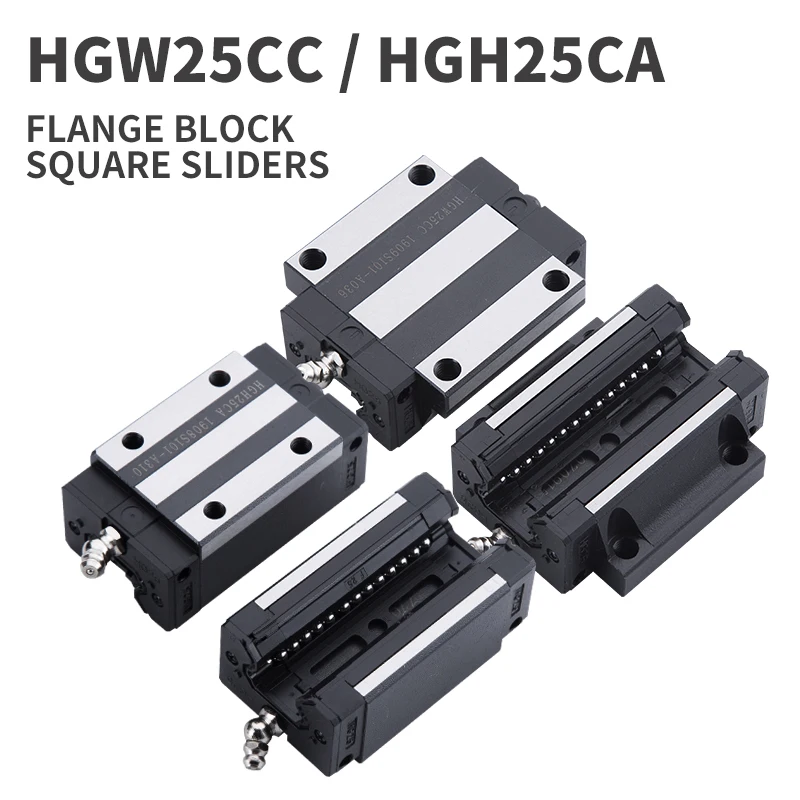 1 шт. блок слайдеров HGH25CA HGW25CC 25 мм линейная направляющая HIWIN HGR25 HGH25 CA головки для