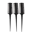 Расческа для окрашивания волос, щетка для окрашивания волос, инструмент для укладки, 2 типа, 3 способа