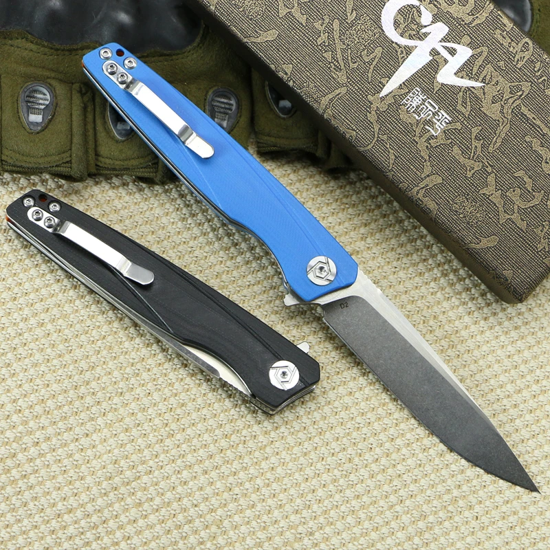 CH3007 охотничий инструмент для убоя складной нож D2 лезвие G10 ручка CS тактические