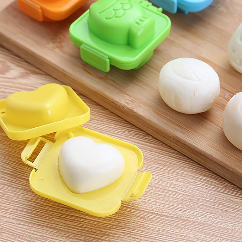 

6Pcs / Lot Egg Boiled Mold Cute Cartoon 3D Egg Ring Mold Bento Maker Cutter Decorating Egg Tool Kitchen Home Accessories