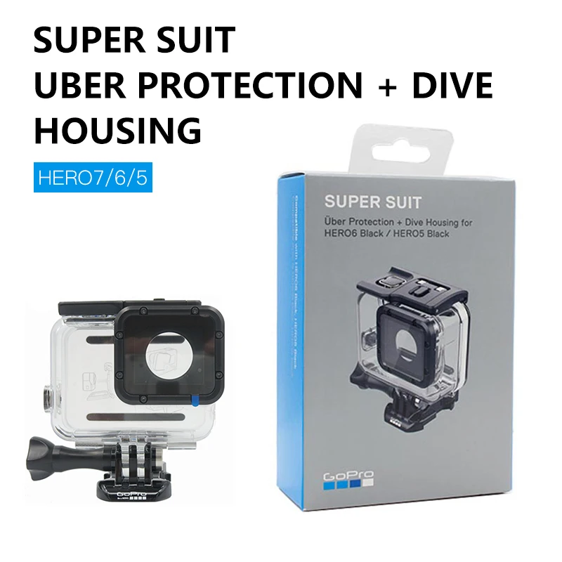 Суперкостюм для Gopro AADIV-001 с защитой корпуса дайвинга + Корпус HERO7 Black / HERO (2018) HERO6 HERO5