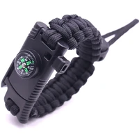 adjustable camping hiking emergency tactical survival braided rescue umbrella rope outdoor bracelets parachute cord 20 28 5cm