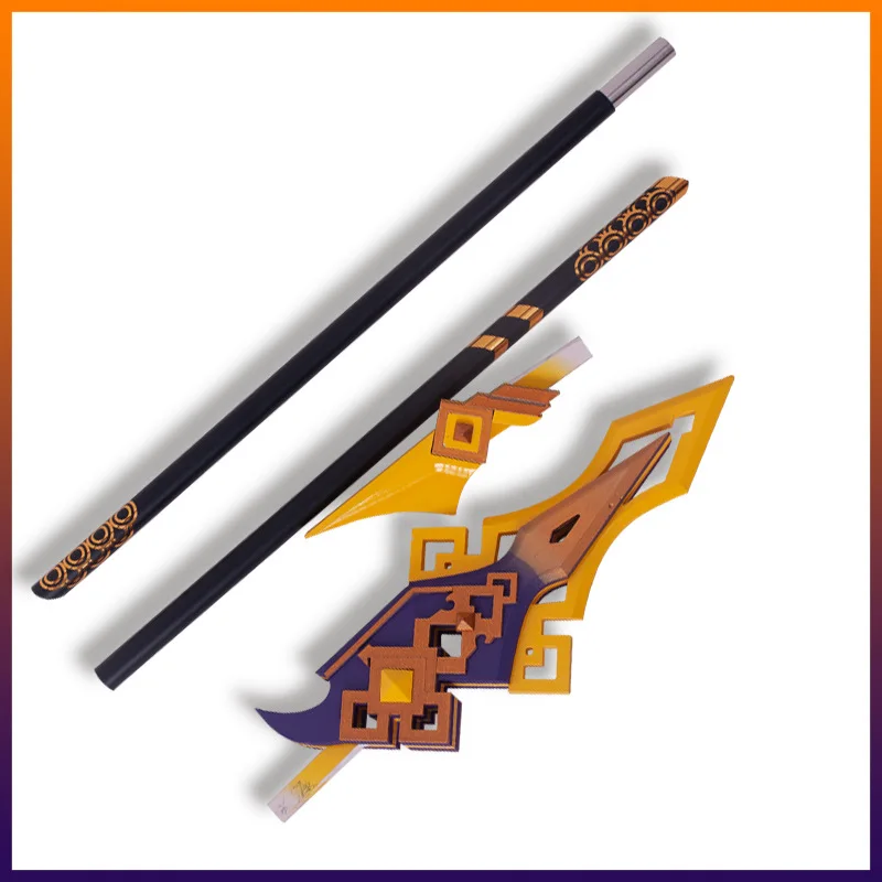 Косплей косплей-Косплей COS Zhongli Genshin ударопрочная копье вихревой ловушка красивое