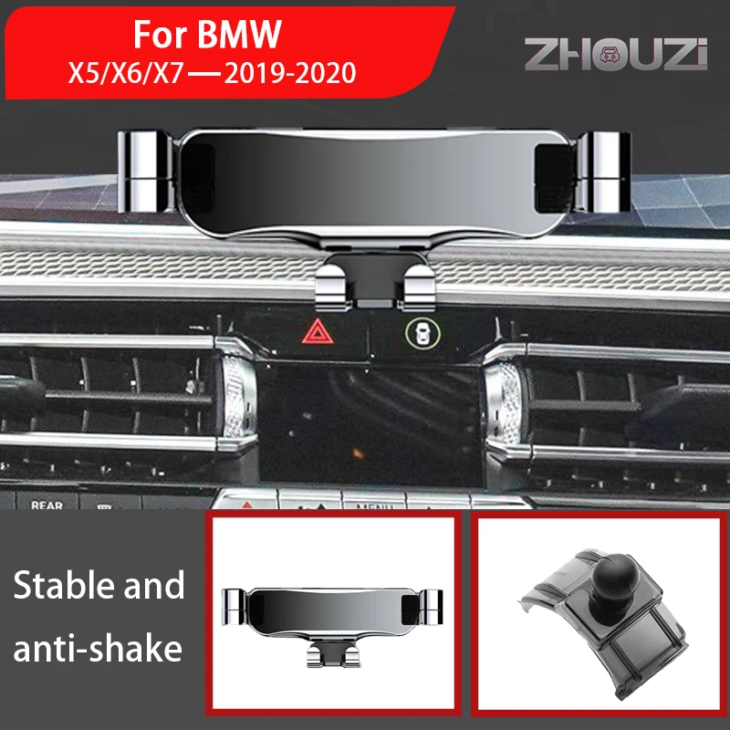 

Автомобильный мобильный телефон держатель для BMW X5 X6 X7 G05 G07 2019-2020 подставка для крепления GPS удельный вес навигатора, автомобильные аксессуа...