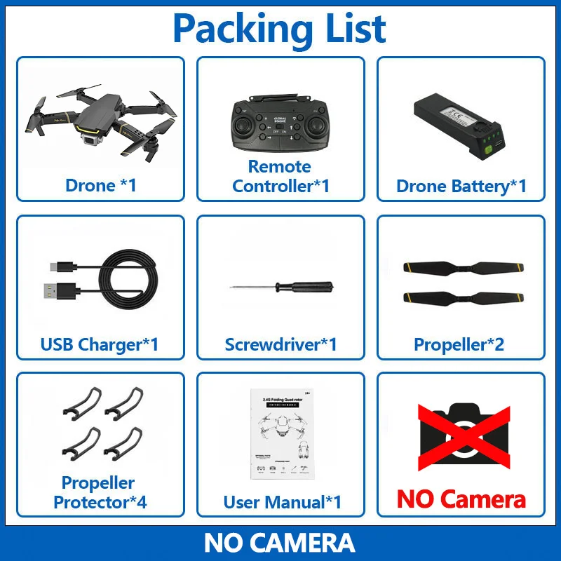 NO CAMERA BK Global Drone GW89 FPV Дрон с 1080P HD WiFi камерой складной Радиоуправляемый вертолет Дрон игрушки мини-Квадрокоптер VS XS816 XS809HW E58 E520 - Цвет: NO CAMERA BK