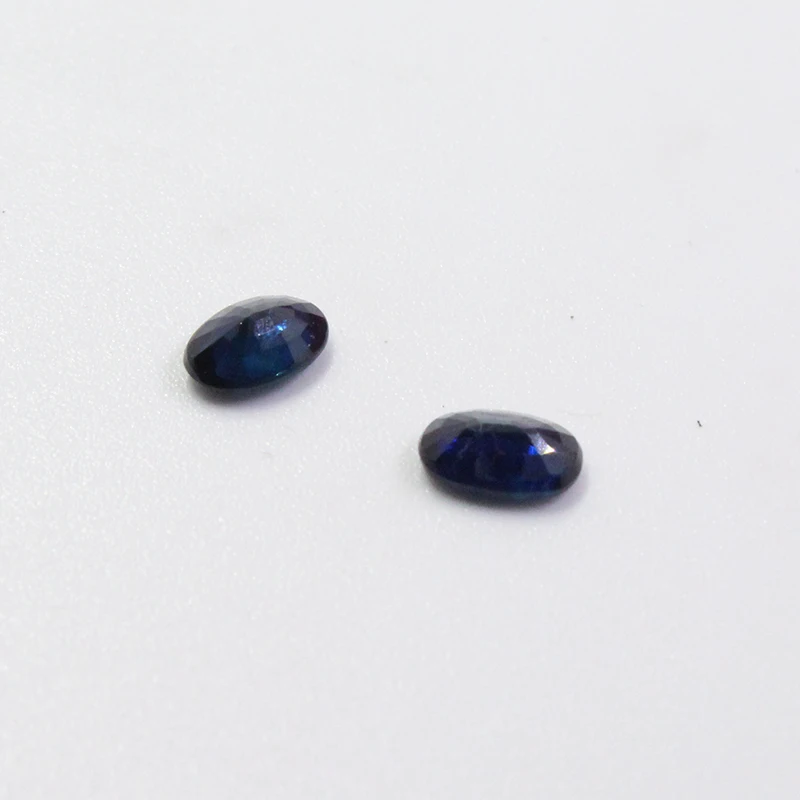 0.5ct 4 мм * 6 натуральный сапфир драгоценный камень свободный от китайского