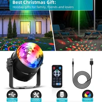 led stage lamp colorful rotating sound activated disco light 3w rgb laser projector lamp dj party lighting for home ktv bar xmas