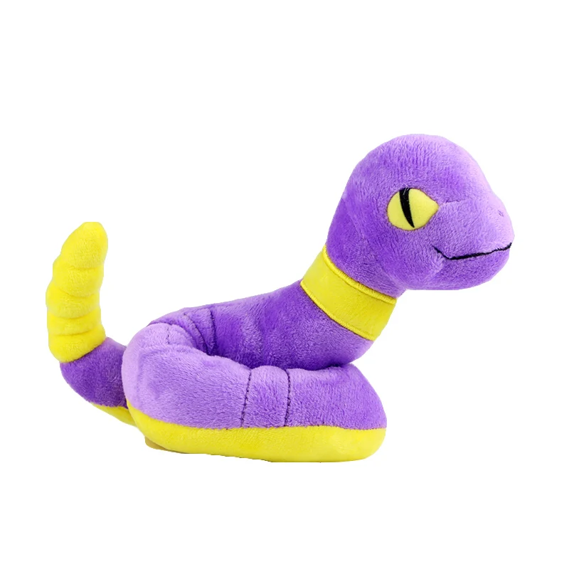 20cm Ekans 12-20 см мультфильм аниме погремута Lickitung Gastly Snorlax Ekans Scolipede Psyduck Mew Zubat плюшевые игрушки животные мягкие куклы Подарки - Цвет: 20cm Ekans