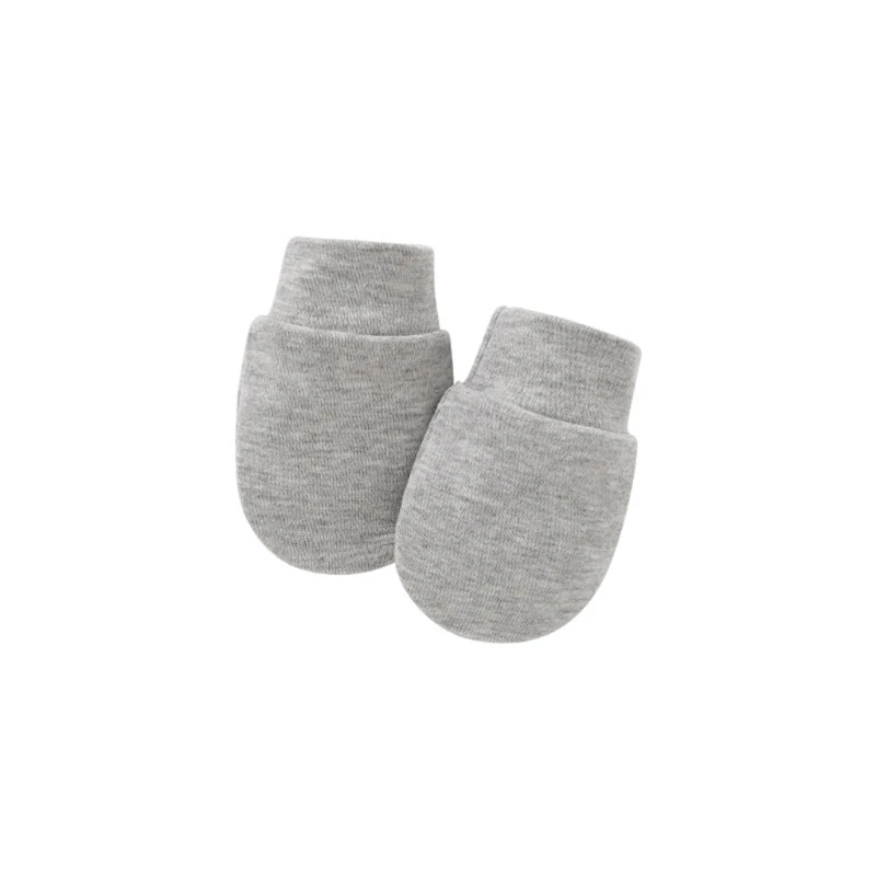 Guantes de algod&oacute;n suave antiara&ntilde;azos para beb&eacute;, protecci&oacute;n facial para reci&eacute;n nacido, M76C-5