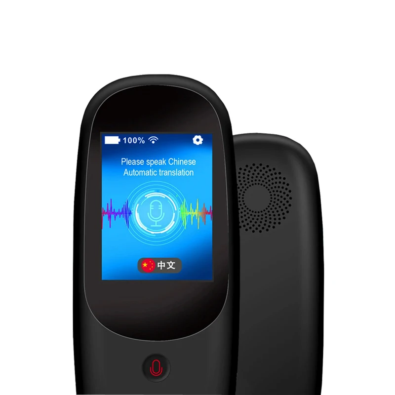 Портативный электронный переводчик голоса T6 2 4 дюйма сенсорный экран 4G SIM