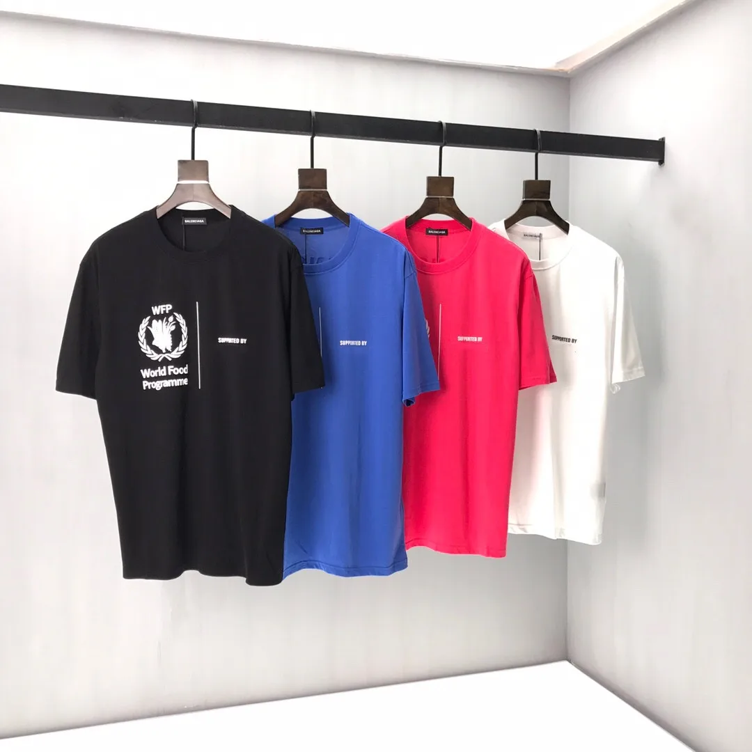 

2021 Classic Logo design Tee Men Women Casual Kith T-shirts Inside Tag High Quality Tops Black/White fashion T-shirt B5