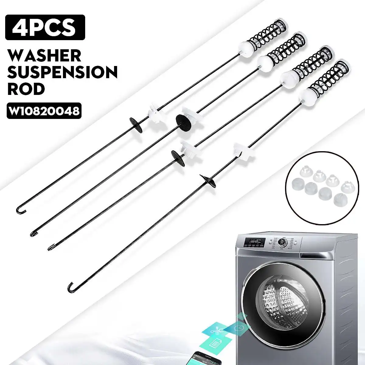 4 шт. набор инструментов для подвесных стержней стиральной машины AP5971398 PS11703290