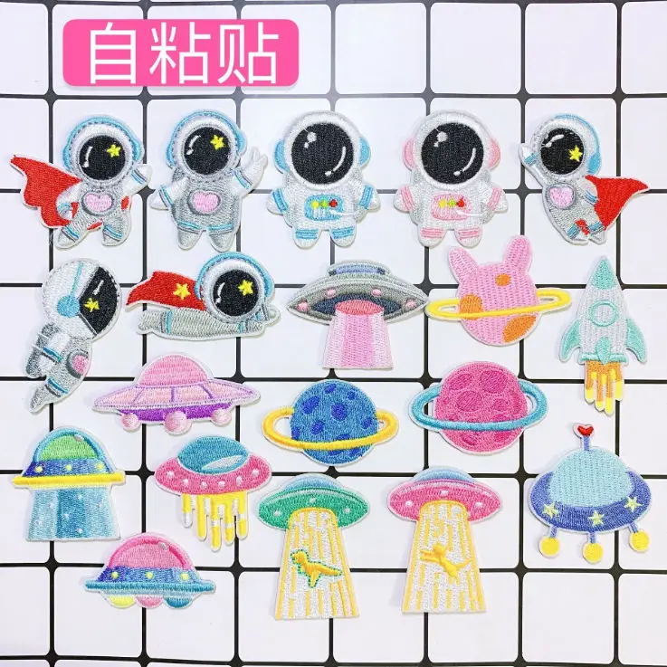 

Stick Iron Sew On 10 Pcs Embroidered Patches Jeans Coat Tshirt Bag Shoe Hat Decor Repair Motif Emblem Diy Accessory