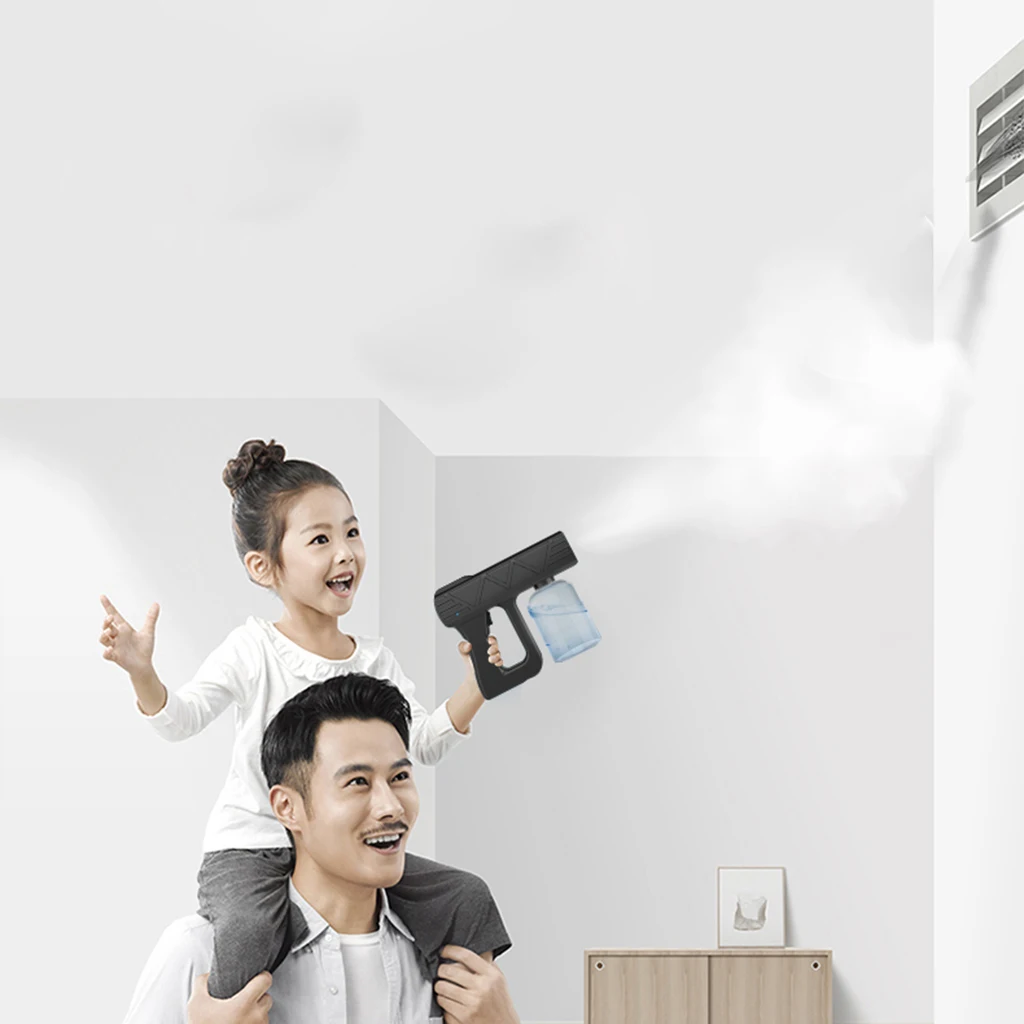 

Spray Light Cordless 400ml USB Charging Disinfection Gun for Car Office Home for Sanitizing Indoor Outdoor