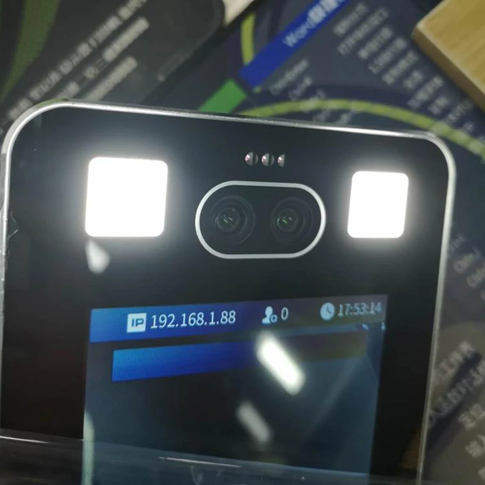 Контроль доступа для распознавания лица измерение температуры запястья