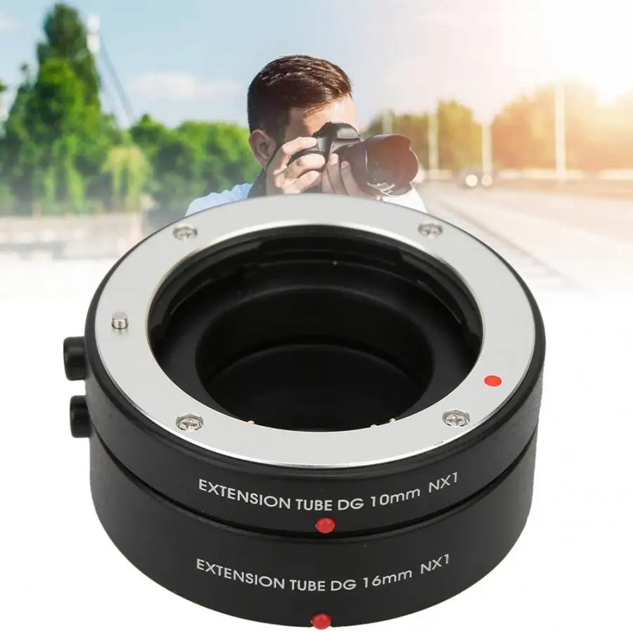Удлинительное макрокольцо адаптер NX1 с автофокусом 10 мм + 16 для крепления камеры
